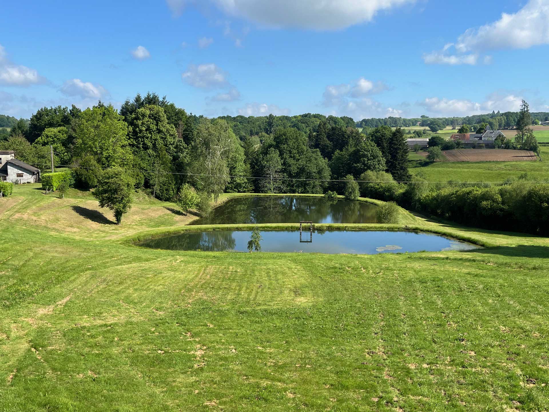 Cromac 1.8 Hectares of Scenic Land with Two Lakes near Coussac-Bonneval (No ...